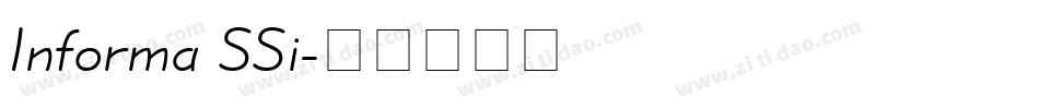 Informa SSi字体转换